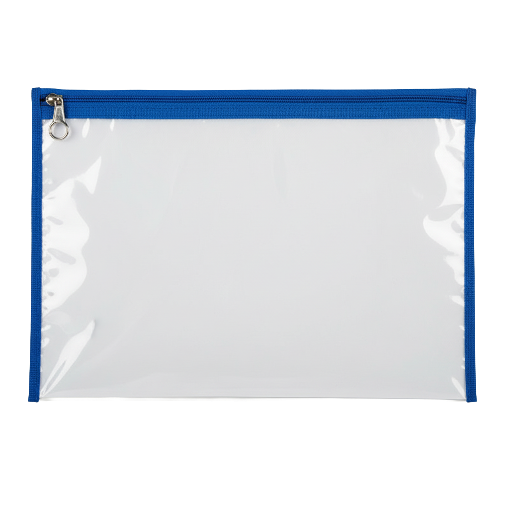 Pasta Promocional personalizada Ref. 1021 - Pasta Promocional com opção de PVC Cristal para identificação.