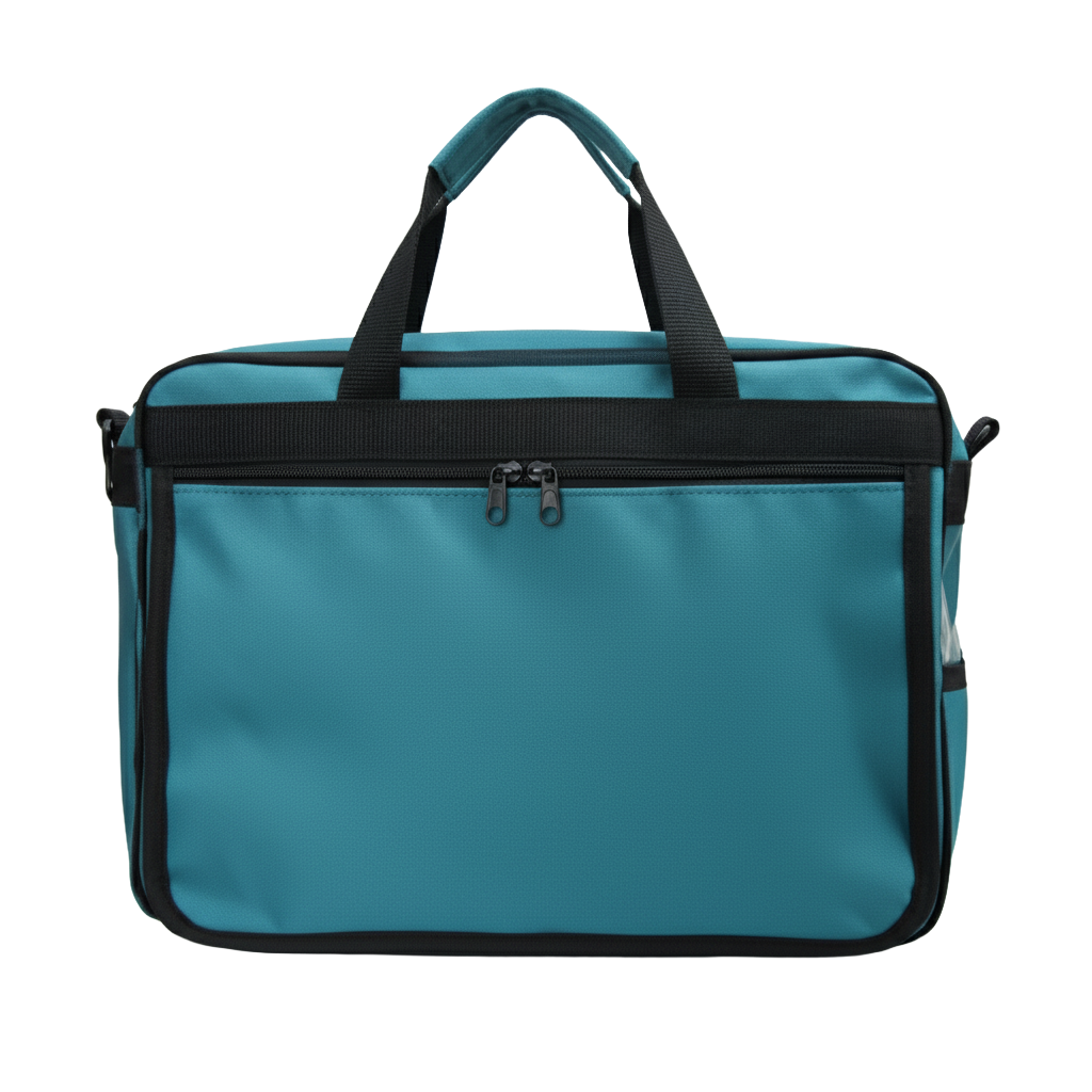 Pasta Promocional personalizada Ref. 2045 - Pasta Promocional com bolso interno com divisórias, bolso externo e alça de mão 