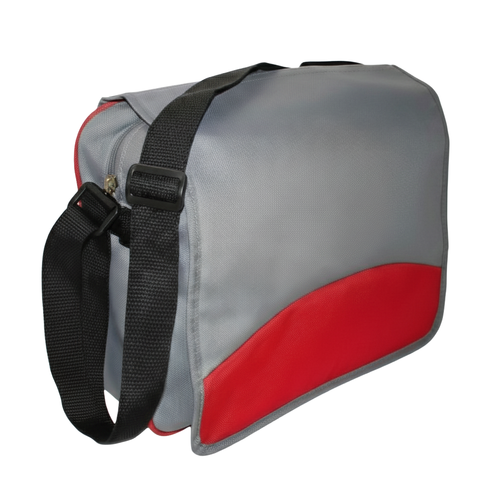 Pasta Promocional Transversal personalizada Ref. 2052 - Pasta Promocional transversal com bolso externo e alça de ombro.