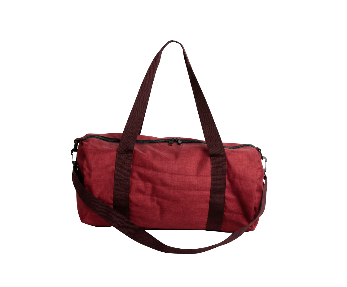 Bolsa Cilíndrica de Viagem personalizada Ref. 3040 - Bolsa cilíndrica de viagem com abertura superior, alça de mão e alça transversal