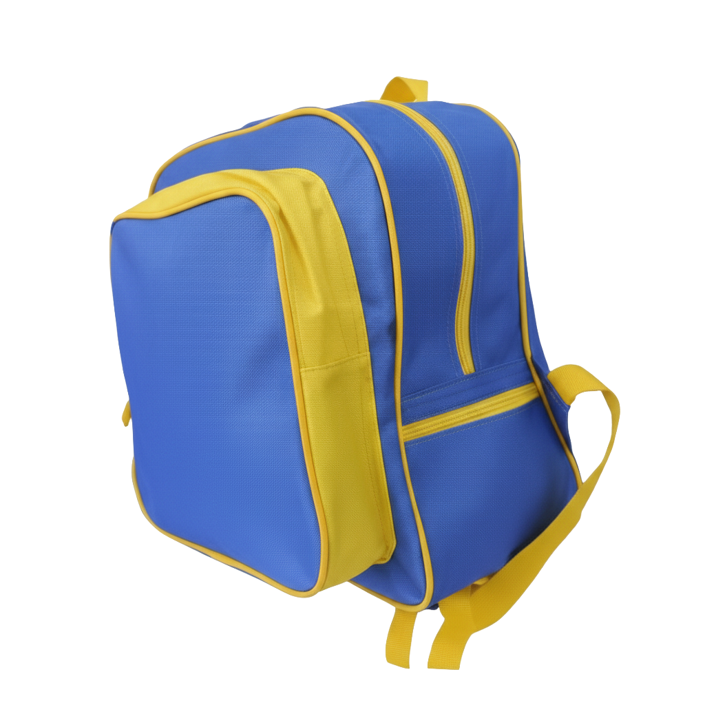 Mochila Infantil personalizada Ref. 4025 - Mochila infantil com 2 bolsos externos e opção de PVC Cristal para identificação