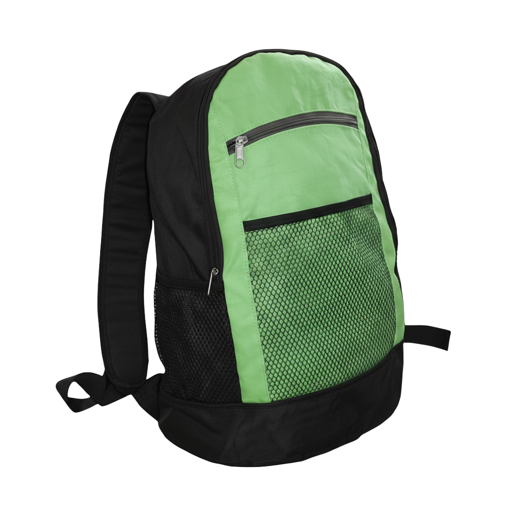 Mochila personalizada Ref. 4048 - Mochila com 2 bolsos externos e 2 bolsos laterais.