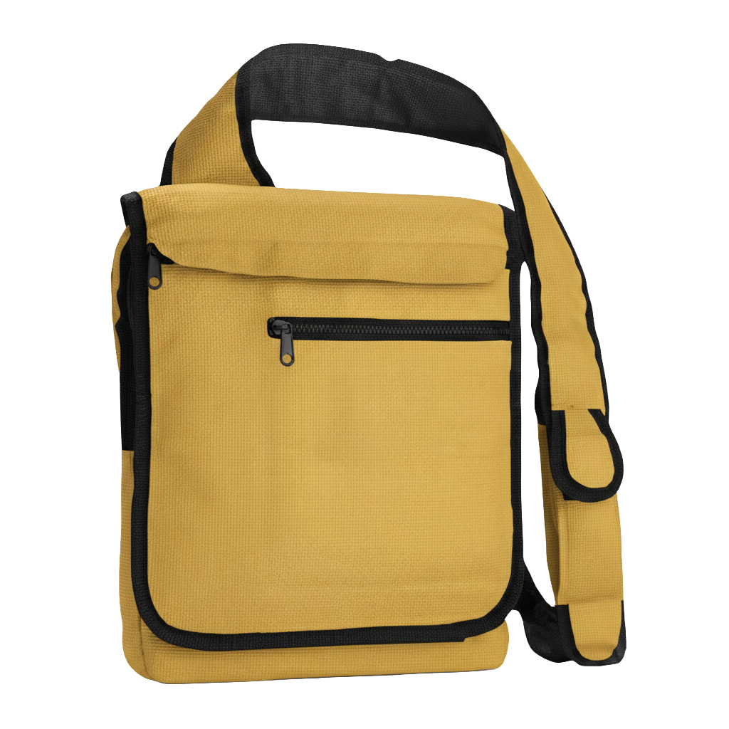 Mochila Transversal personalizada Ref. 4094 - Mochila transversal com 2 bolsos externos com zíper.