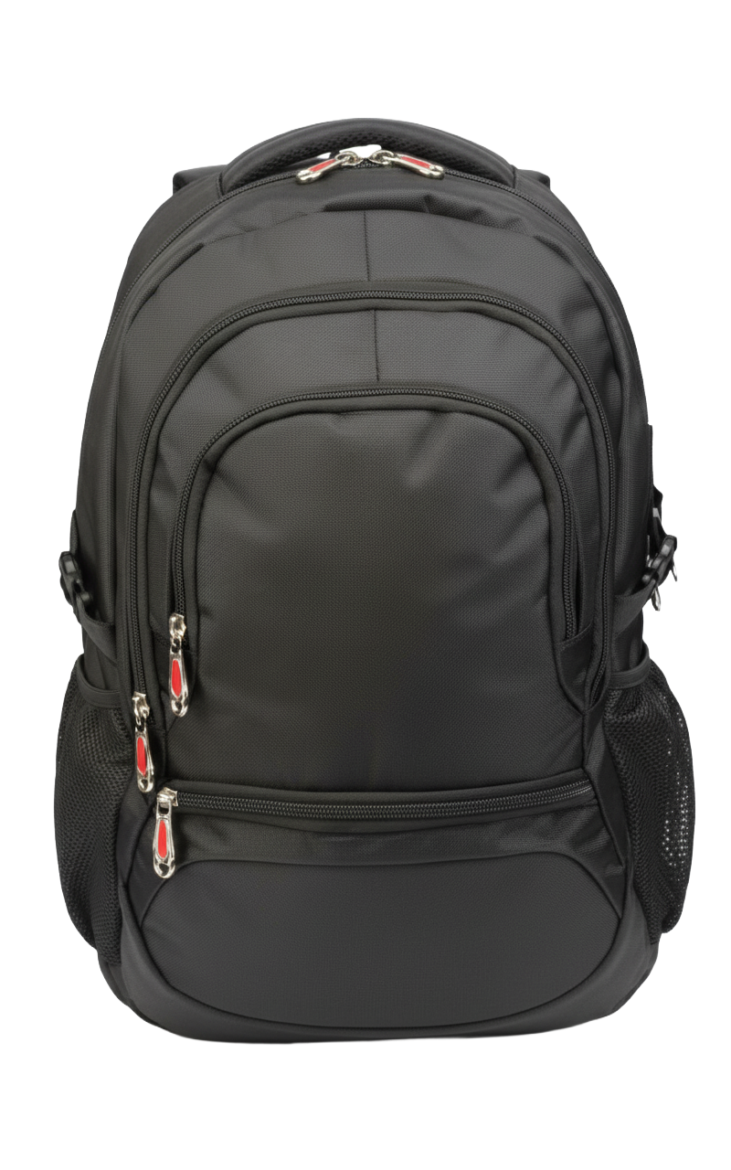 Mochila Notebook personalizada Ref. 4601 - Mochila com compartimento para notebook, 3 bolsos externos com zíper e 2 bolsos 