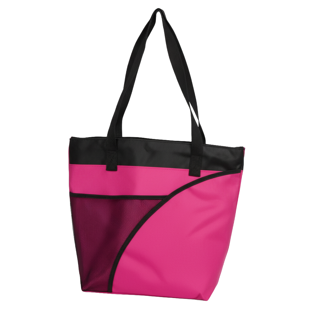 Bolsa Feminina personalizada Ref. 6015 - Bolsa Feminina com 2 bolsos externos, 1 com zíper e 1 com tela.