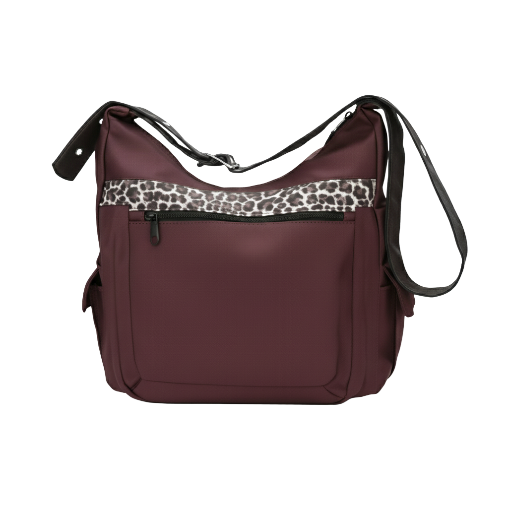 Bolsa Universitária Transversal personalizada Ref. 6030 - Bolsa Universitária transversal com 2 bolsos com fechamento em botão, 1 bolso co