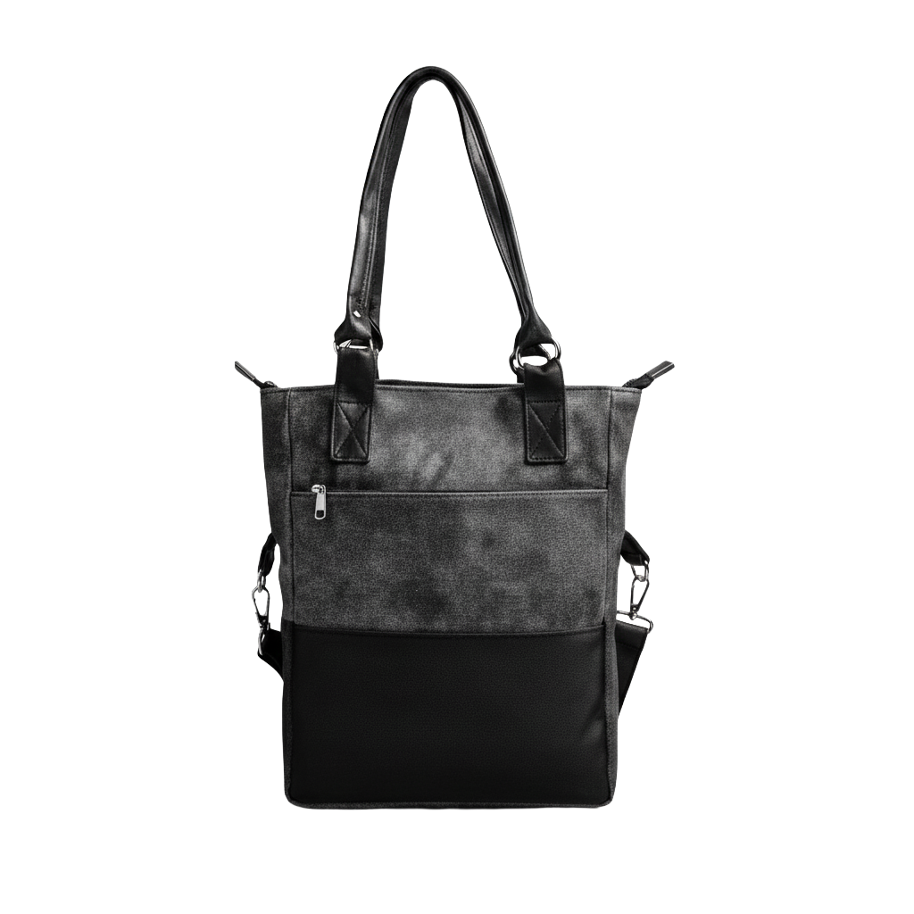 Bolsa Universitária personalizada Ref. 6042 - Bolsa Universitária com bolso externo com fechamento em botão, 2 bolsos internos