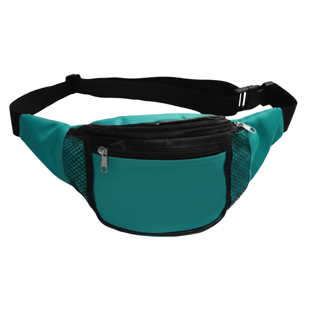 Pochete personalizada Ref. 8002 - Pochete com bolso externo com zíper.